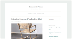 Desktop Screenshot of lacuisinedenicolas.fr